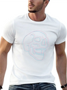 3D Skull Casual Graphic T-Shirt – Simple And Comfortable Daily Wear