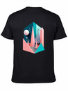 3D Surrealism Art Print Modern Fit Casual T-Shirt – Clean And Versatile Design