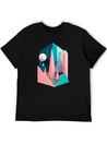 3D Surrealism Art Print Modern Fit Casual T-Shirt – Clean And Versatile Design