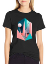 3D Surrealism Art Print Modern Fit Casual T-Shirt – Clean And Versatile Design