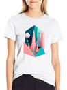 3D Surrealism Art Print Modern Fit Casual T-Shirt – Clean And Versatile Design