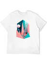 3D Surrealism Art Print Modern Fit Casual T-Shirt – Clean And Versatile Design