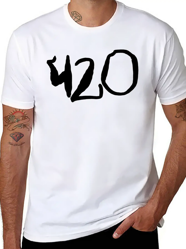 (420t) Breathable Soft Cotton T-Shirt – Timeless Casual Look