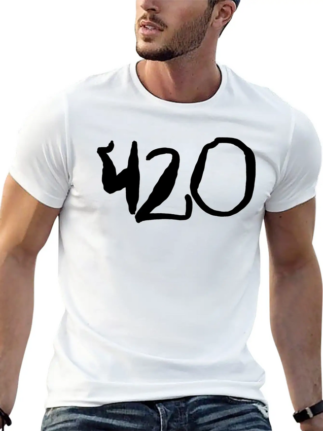 (420t) Breathable Soft Cotton T-Shirt – Timeless Casual Look