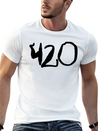 (420t) Breathable Soft Cotton T-Shirt – Timeless Casual Look