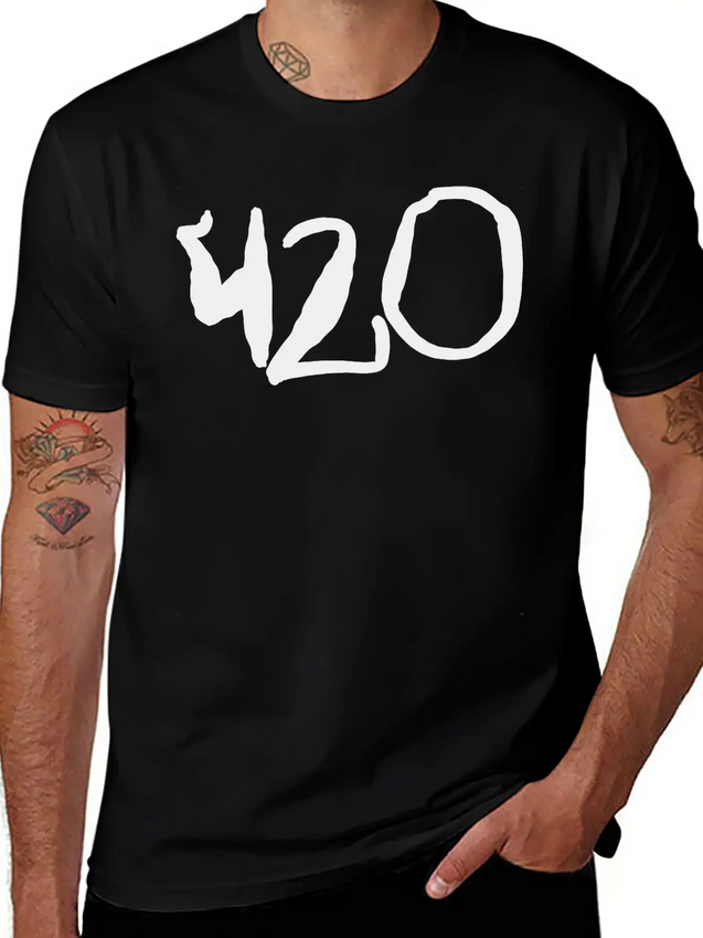 (420t) Breathable Soft Cotton T-Shirt – Timeless Casual Look