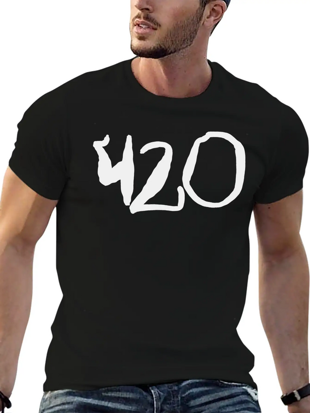 (420t) Breathable Soft Cotton T-Shirt – Timeless Casual Look
