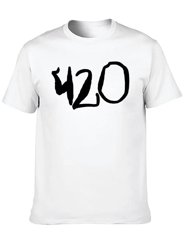 (420t) Breathable Soft Cotton T-Shirt – Timeless Casual Look