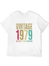 43 Years Old Vintage 43rd 1979 Of Being Awesome Breathable Soft Cotton T-Shirt – Timeless Casual Look