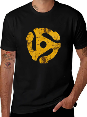 45 Record Adapter Simple Everyday Graphic Tee – Lightweight Summer Wear