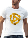 45 Record Adapter Simple Everyday Graphic Tee – Lightweight Summer Wear