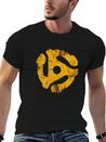 45 Record Adapter Simple Everyday Graphic Tee – Lightweight Summer Wear