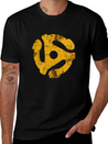 45 Record Adapter Simple Everyday Graphic Tee – Lightweight Summer Wear