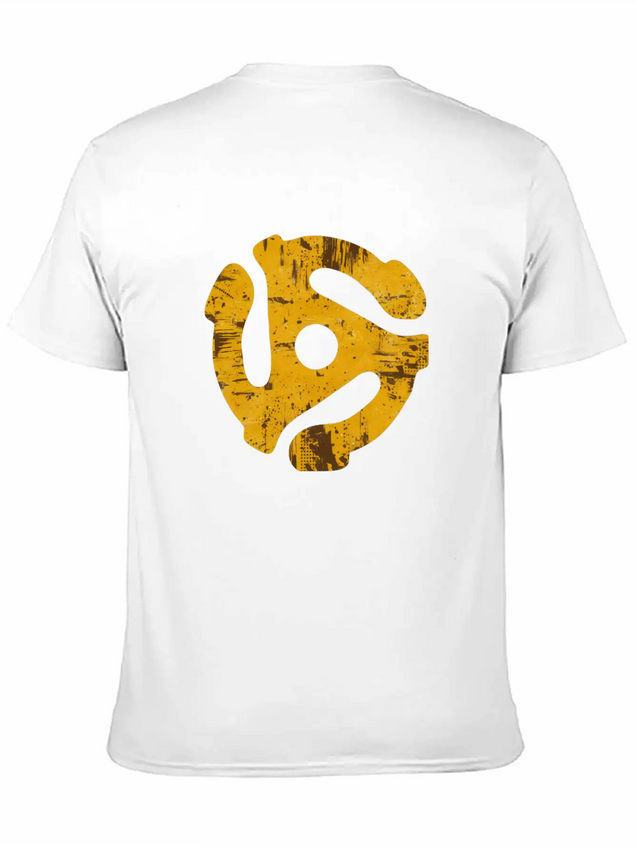 45 Record Adapter Simple Everyday Graphic Tee – Lightweight Summer Wear