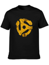 45 Record Adapter Simple Everyday Graphic Tee – Lightweight Summer Wear