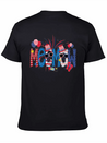 4th Of July Meemaw Funny Meemaw Doodle Firework Simple Everyday Graphic Tee – Lightweight Summer Wear