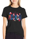 4th Of July Meemaw Funny Meemaw Doodle Firework Simple Everyday Graphic Tee – Lightweight Summer Wear
