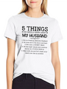 5 Things You Should Know About My Husband T-Shirt Unisex Casual T-Shirt – Clean Design For Daily Comfort