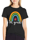 5th Grade Rainbow Comfortable Minimalist Graphic Tee – Summer Style Essential