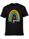 5th Grade Rainbow Comfortable Minimalist Graphic Tee – Summer Style Essential