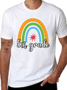 5th Grade Rainbow Comfortable Minimalist Graphic Tee – Summer Style Essential