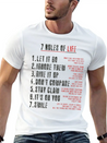 7 Rules Of Life To Be Happy.motivational Messages. Simple Everyday Graphic Tee – Lightweight Summer Wear