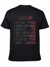 7 Rules Of Life To Be Happy.motivational Messages. Simple Everyday Graphic Tee – Lightweight Summer Wear