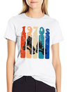 70s Roller Skates Disco Derby Retro Breathable Soft Cotton T-Shirt – Timeless Casual Look