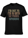 70th Birthday Seventieth B-Day Age Anniversary Unisex Casual T-Shirt – Clean Design For Daily Comfort