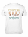 70th Birthday Seventieth B-Day Age Anniversary Unisex Casual T-Shirt – Clean Design For Daily Comfort