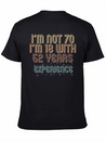 70th Birthday Seventieth B-Day Age Anniversary Unisex Casual T-Shirt – Clean Design For Daily Comfort