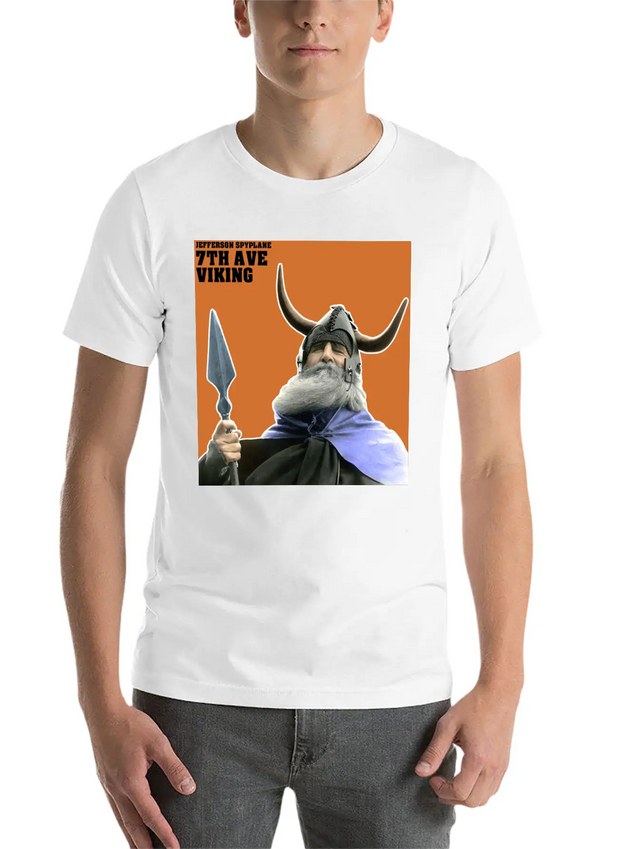 7th Ave Viking - Sticker Casual Graphic T-Shirt – Simple And Comfortable Daily Wear