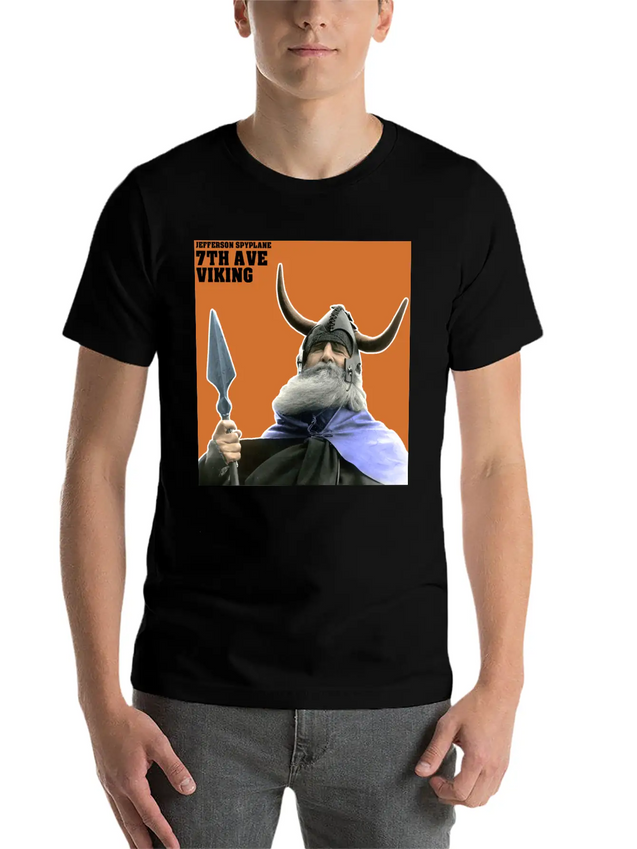 7th Ave Viking - Sticker Casual Graphic T-Shirt – Simple And Comfortable Daily Wear
