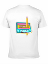 80's Cassette Tape 1990s Pencil Winding Cassette Casual Graphic T-Shirt – Simple And Comfortable Daily Wear