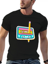 80's Cassette Tape 1990s Pencil Winding Cassette Casual Graphic T-Shirt – Simple And Comfortable Daily Wear