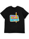 80's Cassette Tape 1990s Pencil Winding Cassette Casual Graphic T-Shirt – Simple And Comfortable Daily Wear