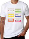 80's Cassette Tape 1990s Pencil Winding Cassette Comfortable Minimalist Graphic Tee – Summer Style Essential