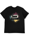 80's Cassette Tape 1990s Pencil Winding Cassette Simple Everyday Graphic Tee – Lightweight Summer Wear