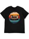 80's Cassette Tape 1990s Pencil Winding Cassette Unisex Casual T-Shirt – Clean Design For Daily Comfort