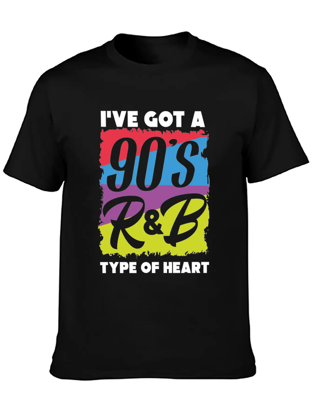 90s R&B Music Modern Fit Casual T-Shirt – Clean And Versatile Design