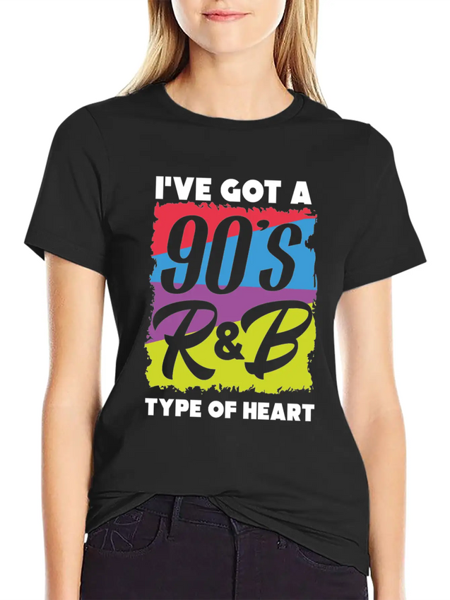 90s R&B Music Modern Fit Casual T-Shirt – Clean And Versatile Design