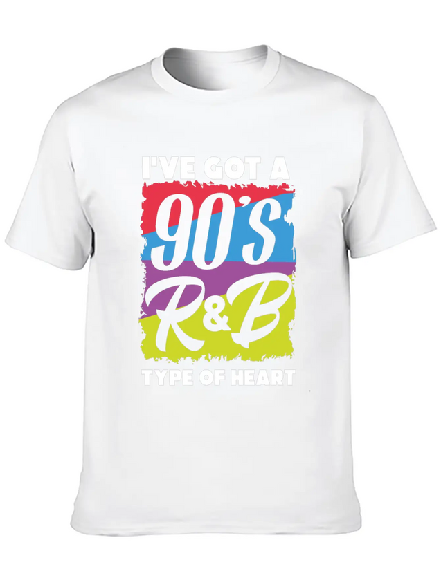 90s R&B Music Modern Fit Casual T-Shirt – Clean And Versatile Design