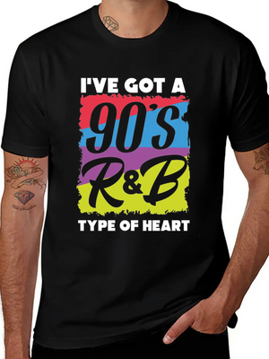 90s R&B Music Modern Fit Casual T-Shirt – Clean And Versatile Design