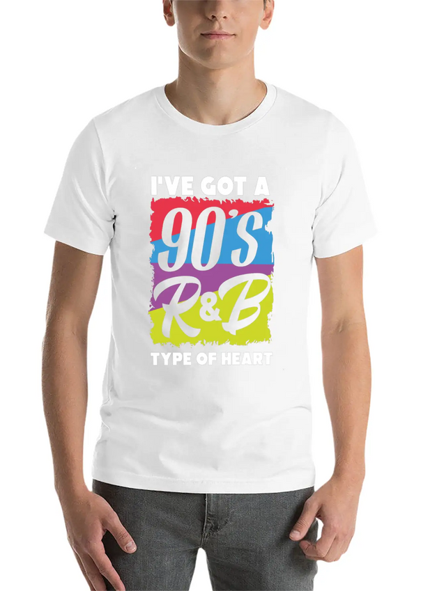 90s R&B Music Modern Fit Casual T-Shirt – Clean And Versatile Design