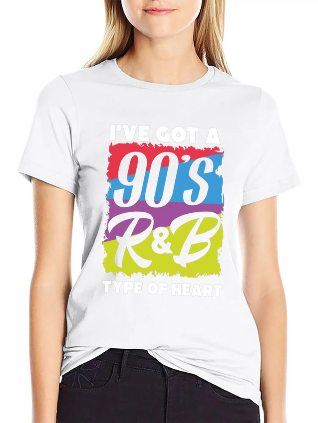90s R&B Music Modern Fit Casual T-Shirt – Clean And Versatile Design