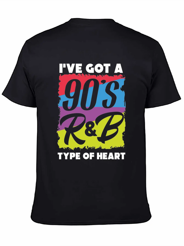 90s R&B Music Modern Fit Casual T-Shirt – Clean And Versatile Design