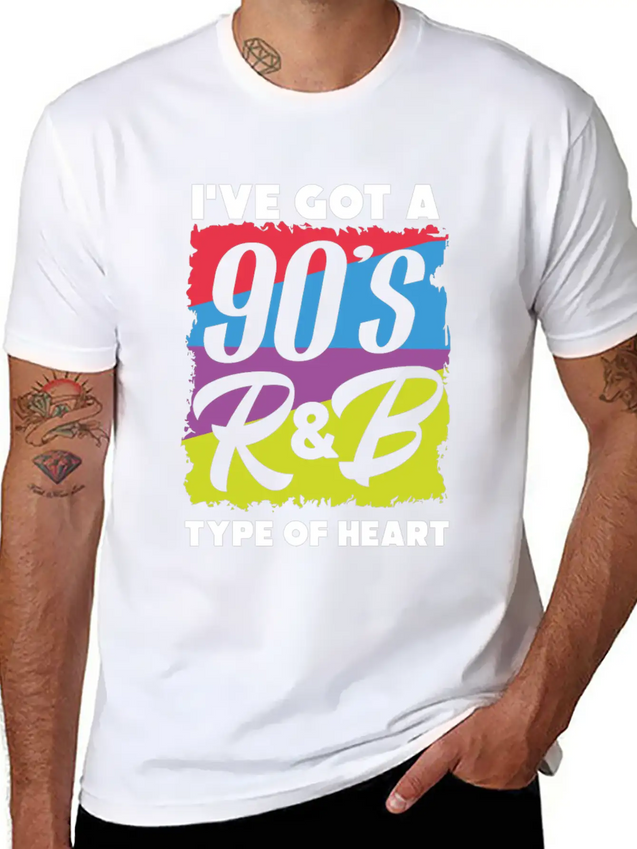 90s R&B Music Modern Fit Casual T-Shirt – Clean And Versatile Design