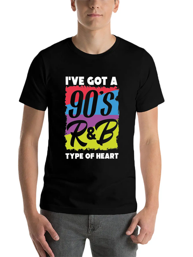 90s R&B Music Modern Fit Casual T-Shirt – Clean And Versatile Design