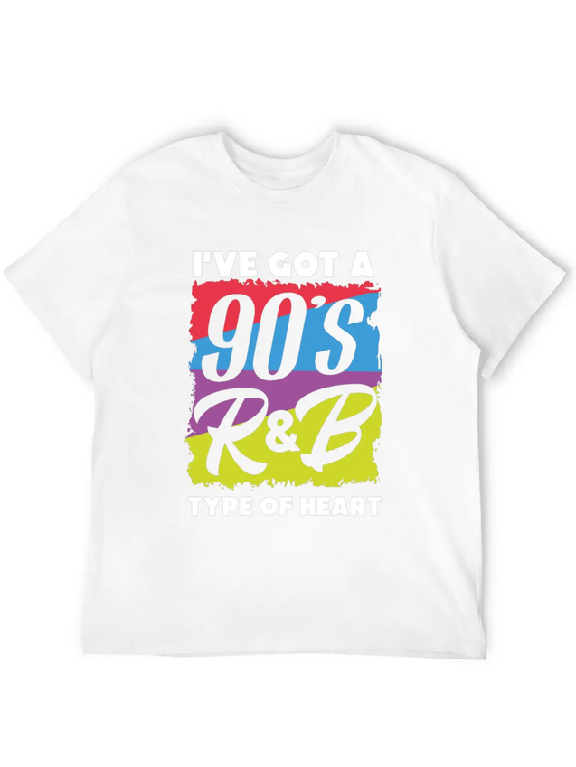 90s R&B Music Modern Fit Casual T-Shirt – Clean And Versatile Design