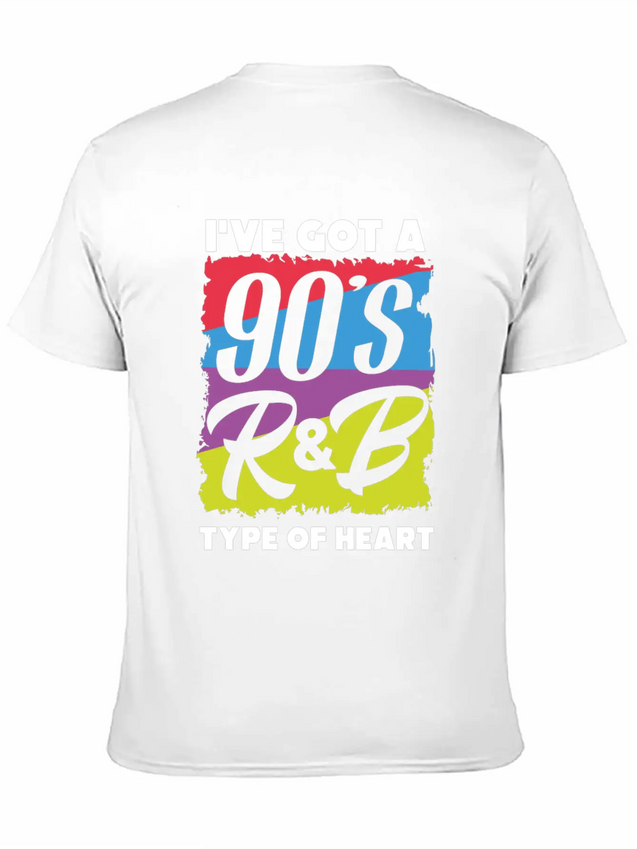 90s R&B Music Modern Fit Casual T-Shirt – Clean And Versatile Design